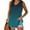 #24 Blue, variant on Womens Gradient Color Deep V Neck Sleeveless Tank Top Curved Hem Casual Loose Fit Flowy Tank