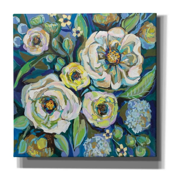 Epic Graffiti 'Ocean House' by Jeanette Vertentes, Canvas Wall Art, 26"x26"