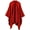 Red, variant on CoCopeaunt Women Warm Shawl Wraps Poncho Winter Open Front Cardigan Sweater Cape Coat Scarf