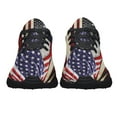 thumbnail image 5 of English Springer Spaniel American flag Patriot Shoes Sneakers Black Size 4, 5 of 7