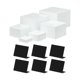 thumbnail image 3 of 6 cajas de exhibición de acrílico con base hueca para alimentos, soportes de exhibición para catering, cosméticos y pasteles., 3 of 9