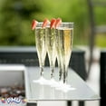 thumbnail image 2 of PMU Plastic Champagne Flutes 5 oz Pkg/5, 2 of 8