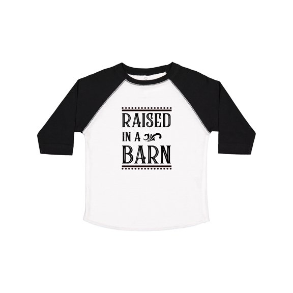 Inktastic RAISED in a BARN Boys or Girls Toddler T-Shirt