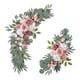 thumbnail image 2 of 2 guirnaldas florales para arco de boda, flores, letreros de bienvenida hechos a mano, decoraciones de seda Rosa, 2 of 9