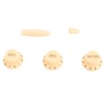 thumbnail image 1 of Guitar Control Knob, Plastic Volume Tone Knob Set for ST SQ Electric Guitars with 24 Fine Spline, CTS Style Split Shaft Potentiometers Inch Scale, 1 of 7