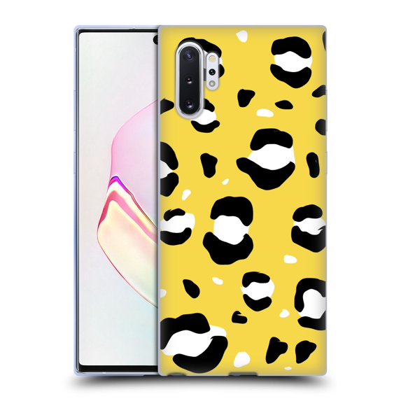 Head Case Designs Officially Licensed Grace Illustration Animal Prints Yellow Leopard Soft Gel Case Compatible with Samsung Galaxy Note10+