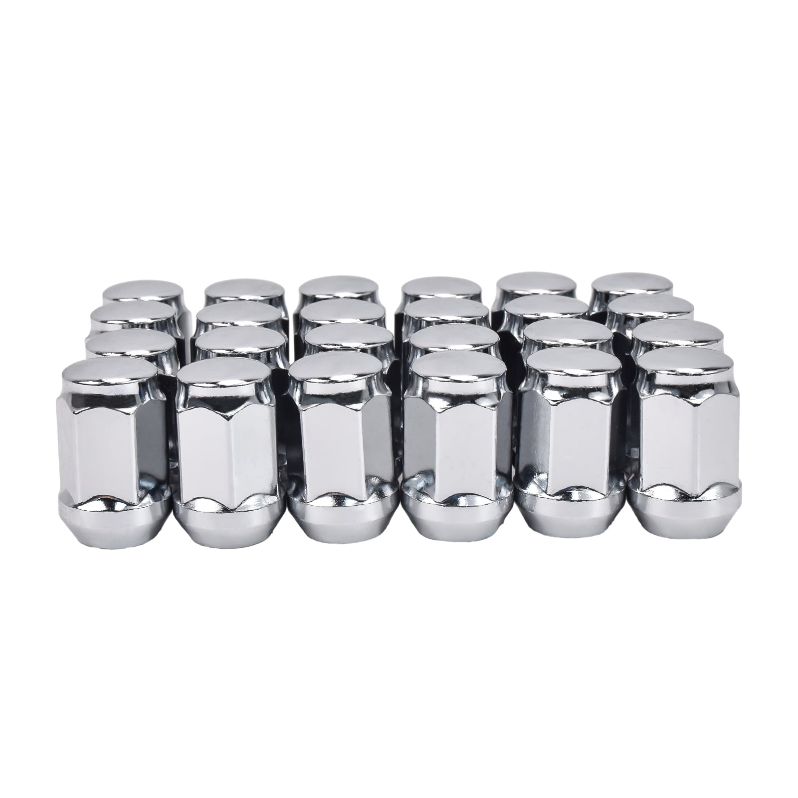 Hex Autoparts (24PCS) 1/2-20 Wheel Lug Nuts 3/4" Hex for Jeep Cherokee Comanche Commander Wrangler JK TJ