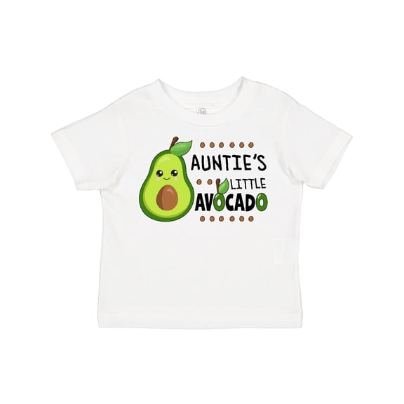 Inktastic Auntie's Little Avocado with Cute Baby Avocado Boys or Girls Toddler T-Shirt