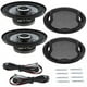 thumbnail image 1 of Pair 65 Inch 400W TS-G1641R Car HiFi Coaxial Speaker 2 Way Vehicle Door Auto Audio Music Stereo Full Range Frequency Speakers, 1 of 5