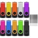 thumbnail image 1 of Unidad flash EASTBULL USB 2.0 de 4 GB, paquete de 10 unidades con cordones, 1 of 7