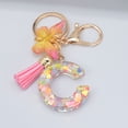 thumbnail image 5 of Huanledash Key Chain 26 Letters Butterfly Women Compact Long Lasting Key Ring Bag Decoration, 5 of 8
