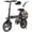 Black-Basket, variant on 14" Folding Electric Bicycles with 350W Peak 500W,35 Miles 20MPH 12Ah Battery ,Ebike for Adults with Basket,UL2849