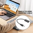 thumbnail image 2 of USB 3.0 to HDMI Adapter HD 1080P Video Graphics Convertor Cable Adapter T7, 2 of 7