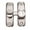 Silver, variant on TOP-MAX Sliding Barn Door Lock 90°/180° Gate Latches Flip Latch Safety Door Bolt Latch Lock (Black)