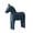 Blue, variant on deevoka Creative Statue Art Crafts Wood Horse Ornament Home Decor Animal Figurine Green