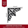 thumbnail image 5 of SaKeGa 8" X 8" , 2 Pack Shelf Brackets - Set of 2 Pcs SOLID CAST IRON Victorian, Colonial, Retro, Steampunck, Gothic, Baroque Medieval, 5 of 5