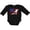 AB-Black, variant on Inktastic Snowboarding US Flag Boys or Girls Long Sleeve Baby Bodysuit