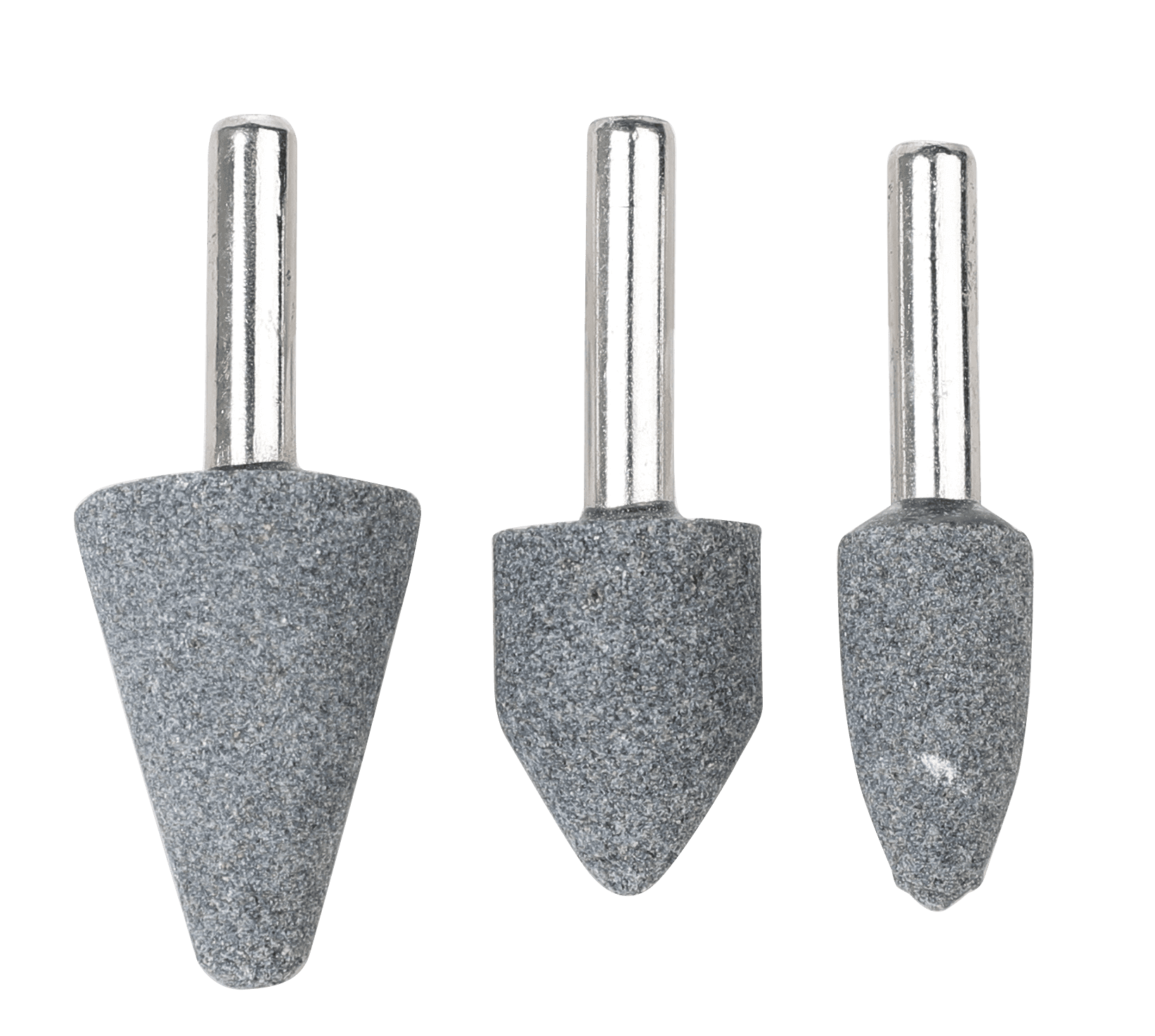 Hyper Tough Three Color/Grit Grinding Wheel Stone Set 5 Piece, 25-313HT, Gray, Pink and White Color