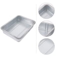 thumbnail image 5 of QJUHUNG 1pc Steel Oil Drain Pan Waste Engine Oil Collector Tank Oil Drip Tray, 5 of 5
