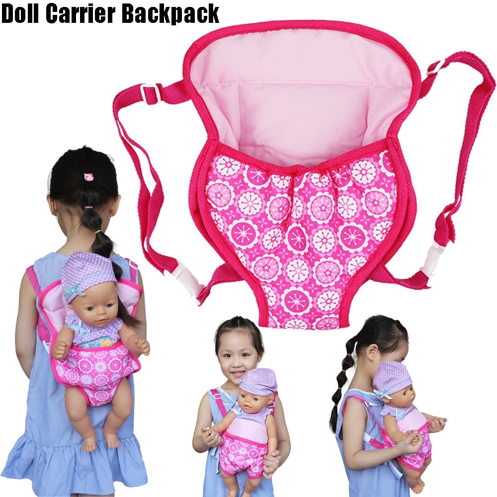 Doll Backpack Carrier Doll Accessories with Straps for 14-18 inch Dolls 