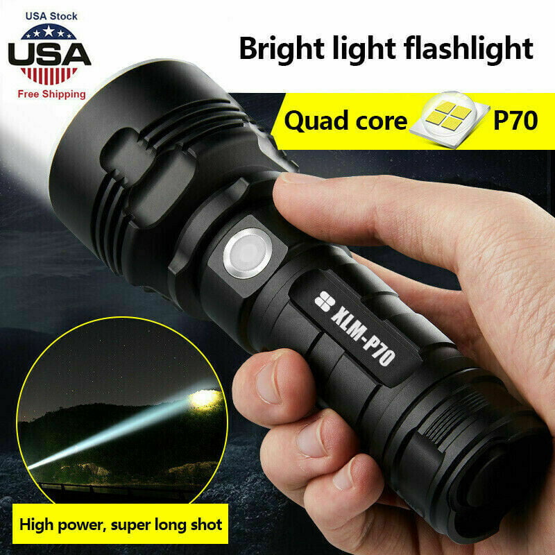 Shadowhawk Super-bright 90000lm Flashlight CREE LED P70 Tactical Torch IBUK 