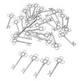 thumbnail image 4 of 30 piezas a granel Vintage clave hueco encanto colgante joyería DIY fabricación Plata antigua Hugo Colgante del encanto de la llave, 4 of 10