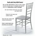 thumbnail image 5 of Silver ToughResin Mono-Frame Chiavari Chair, Chair Bundle by Chivari, 5 of 7