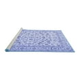 thumbnail image 2 of Ahgly Company Machine Washable Indoor Rectangle Persian Blue Traditional Area Rugs, 6' x 9', 2 of 4