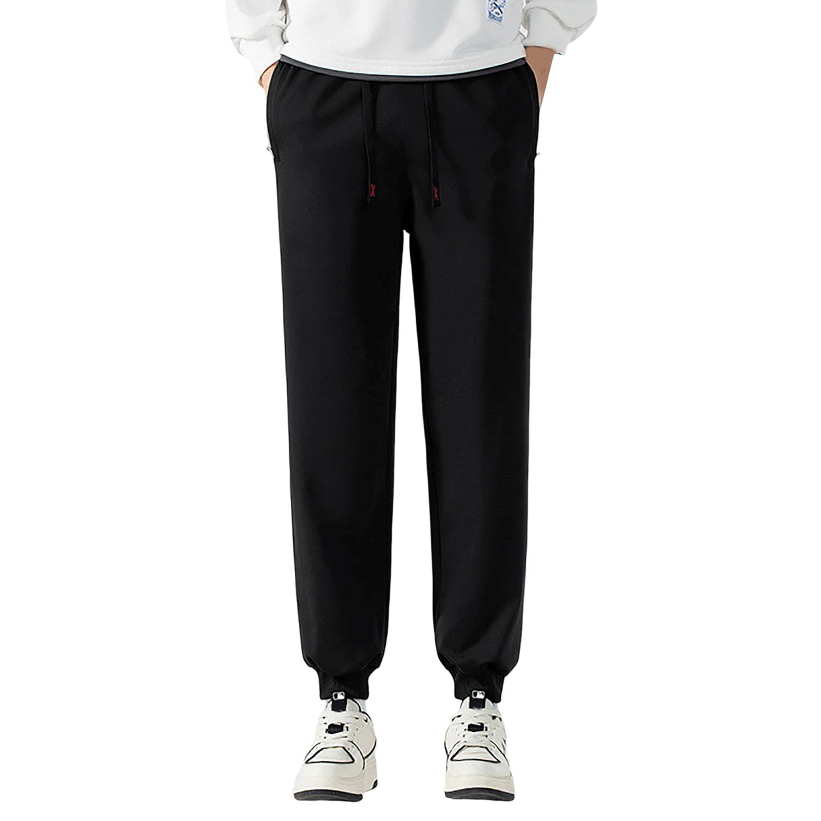 Jogging Noir Jogging Ã©pais Homme WEAIXIMIUNG Pantalon