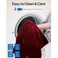thumbnail image 6 of Kata Red Sherpa Heated Electric Blanket, Throw, 6 of 6