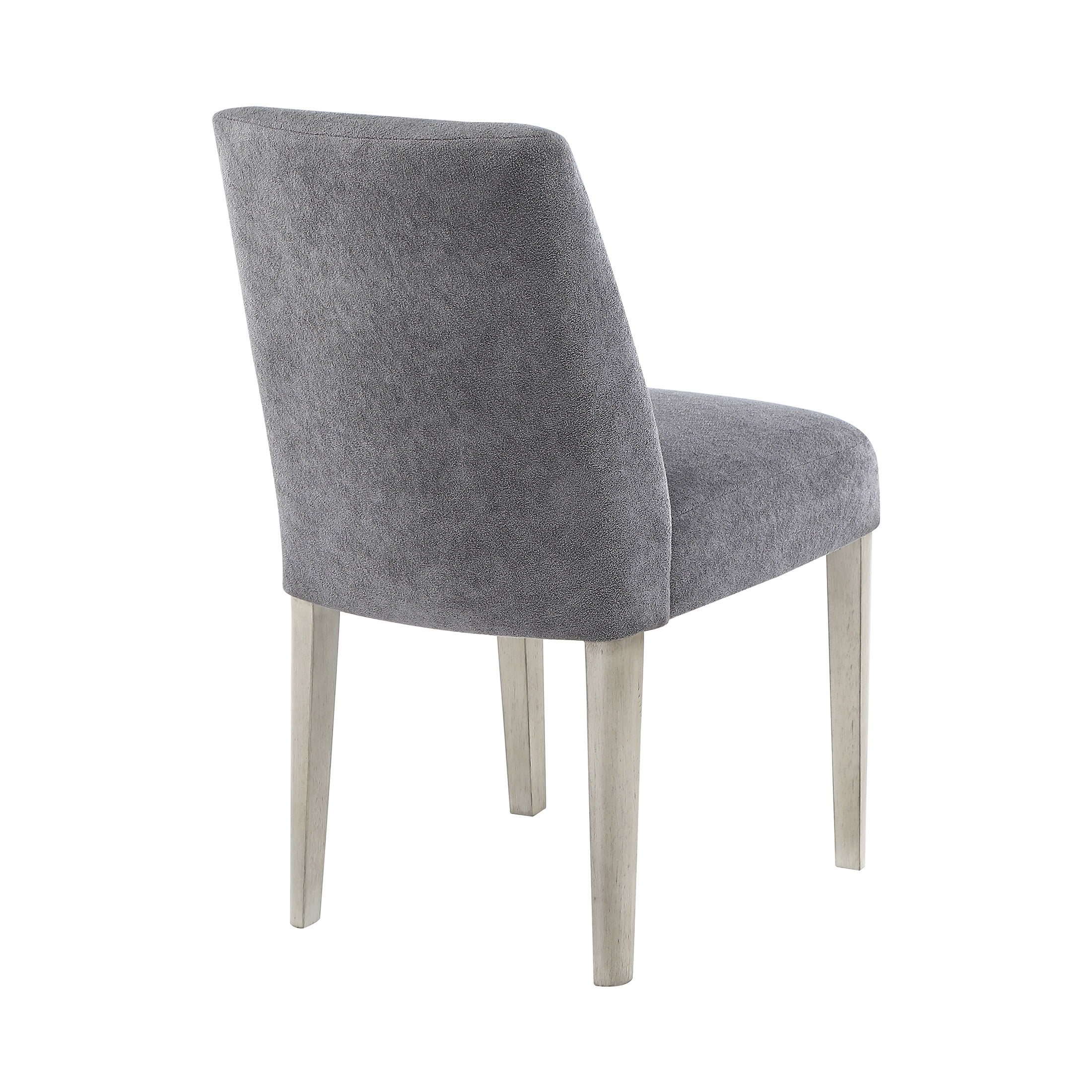 OakvillePark Vale Modern Boucle Dining Chairs, Dark Gray (Set of 2)