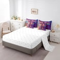 thumbnail image 3 of Dragonfly Comforter Set Queen Size with Sheets -7 Pieces Bed in a Bag Dreamcatcher Tribal Feather Bedding Sets,Bohemian Dream Catchers Bed Set with Comforter,Sheets,Pillowcases & Shams, 3 of 5