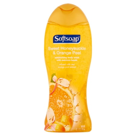Softsoap Body Wash, Sweet Honeysuckle and Orange Peel - 18 fl oz