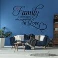 Wall Bedroom Decals Family Is Two People Fall In Wall Stickers Art Room