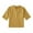 Yellow1, variant on Lmnyox Girls Cotton Linen Blouses V Neck Button Summer Casual Shirts Solid Color Half Sleeve Cute Tops with Pocket