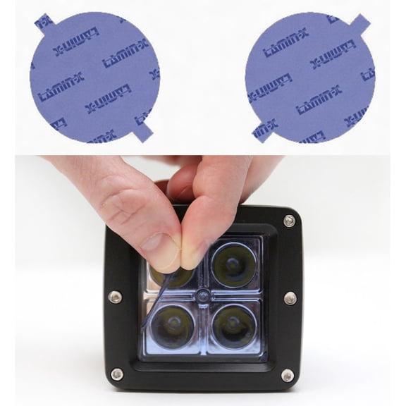 Jeep Liberty 4" Round (02-07) Blue Fog Light Covers