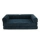 thumbnail image 1 of Sofá Cama De Espuma Sellada Al Vacío 2 Plazas Japandi Tenka Navy Blue, 1 of 6