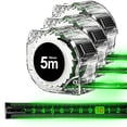 thumbnail image 1 of Cinta Métrica Original FlexGlow VentDepot 3 Pzas 5mx19mm ABS y Acero al Carbono Negro y Verde, 1 of 2