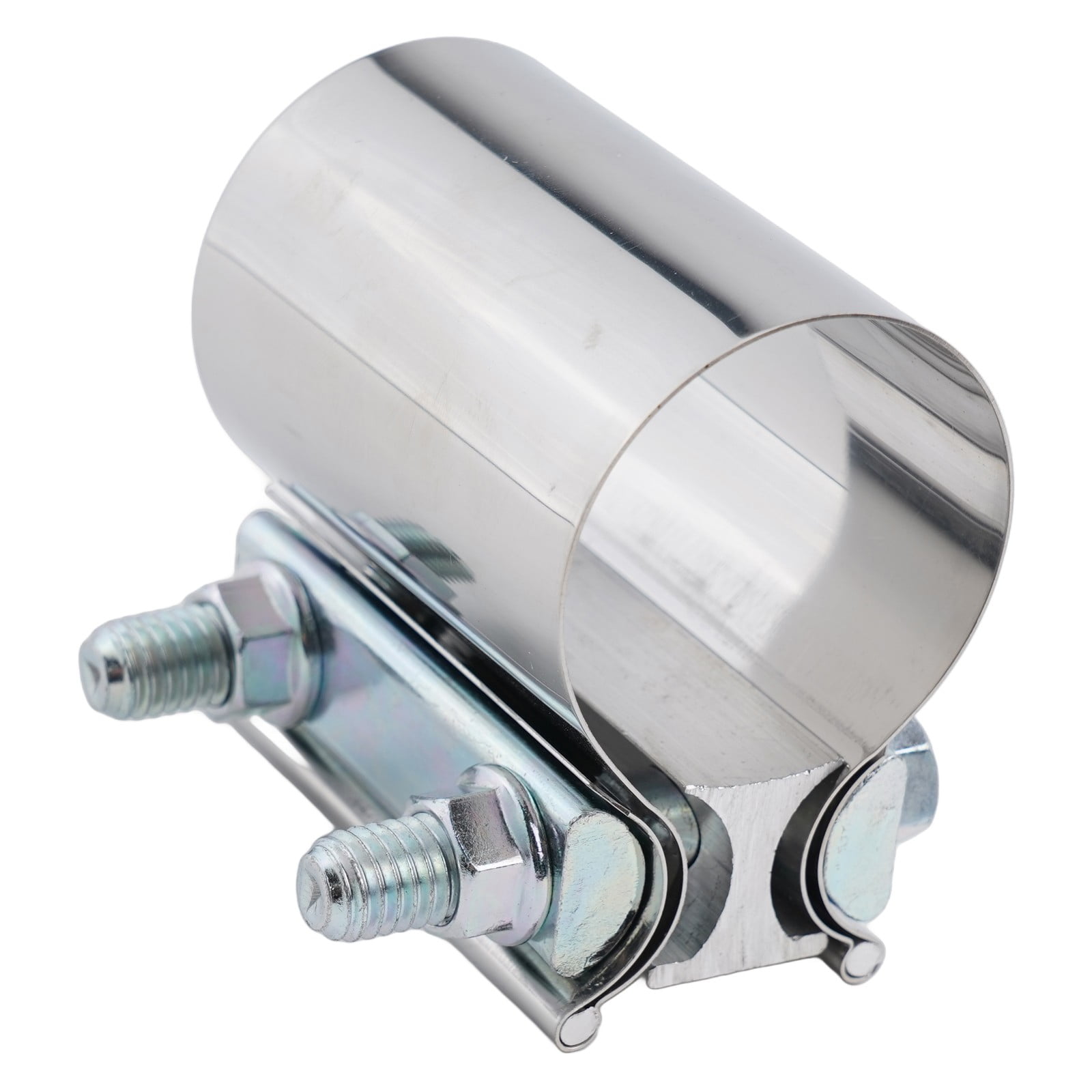 Adjustable Stainless Steel DIY Exhaust Muffler Connector Sleeve Clamp 2 inch