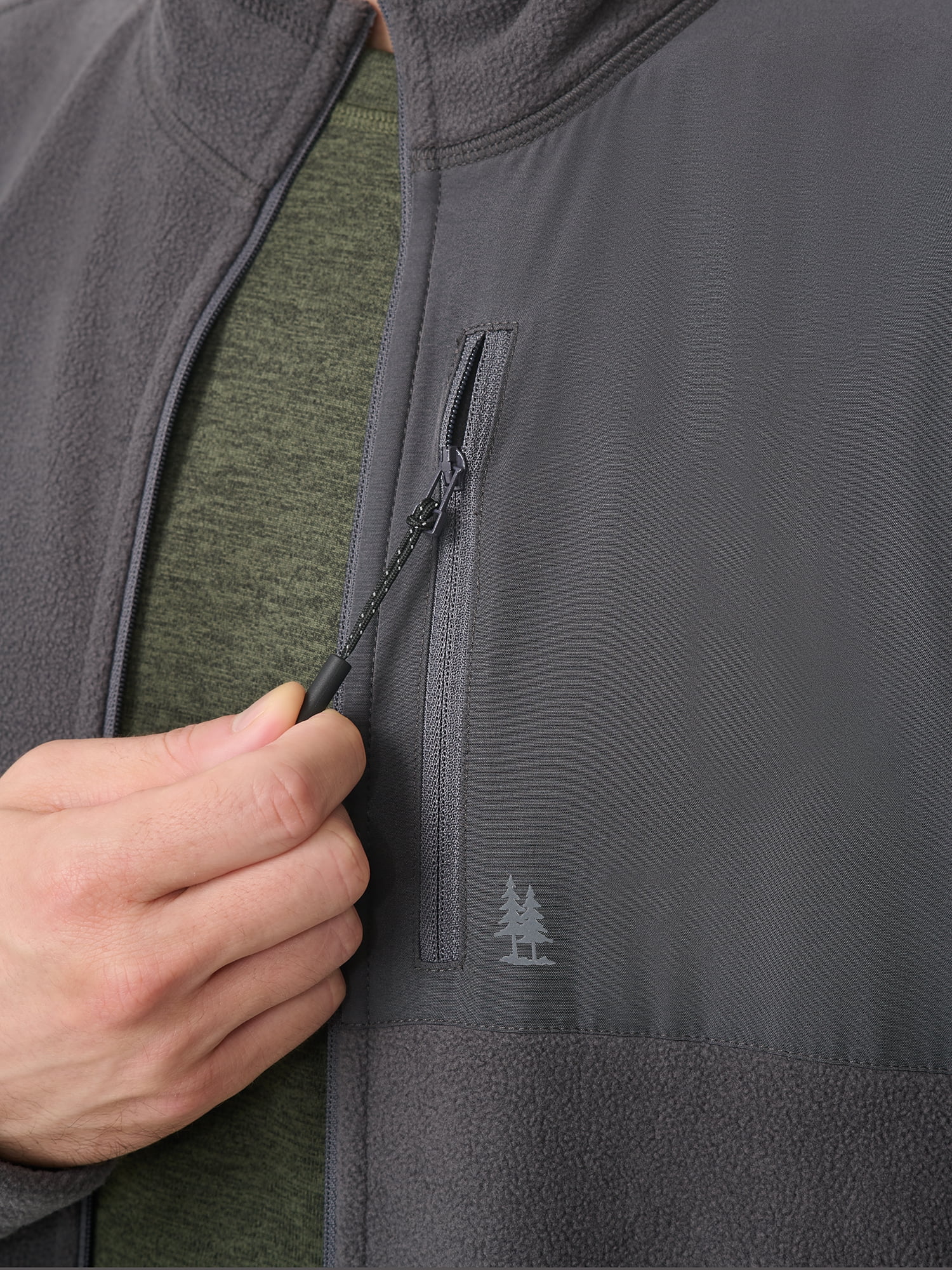 Bass & Co Men's Polar Full Zip Fleece, Sizes S-3XL