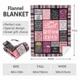 thumbnail image 3 of Gifts for Girlfriend Blanket 60"x50", Girlfriend Birthday Gifts for Women, Gift for Girlfriends Unique, Cute Birthday  Anniversary Romantic Blanket for Girlfriends, 3 of 8