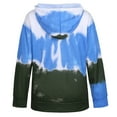 thumbnail image 3 of Abcnature Plus Size Women Casual Long Sleeve Jumper Tie Dye Crew Neck Pullover Lightweight Sweatshirt Tops Autumn Winter Stylish T Shirt Tunic Blouse Blue XXL, 3 of 5