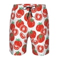 thumbnail image 4 of Naloa Hand Drawn Tomatoes Men's Beach Shorts, Surfing shorts, Swim trunks, Quick Dry Swim Trunks for Surfing Beach Fun - X-Large, 4 of 9