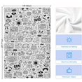 thumbnail image 5 of Video Game Kitchen Towels Set of 2, Black White Game Controller Monochrome Soft Microfiber Dish Towels, Absorbent Quick-Dry Washable Dishcloths for Kitchen Cleaning, Drying Dishes, 18x28 Inches, 5 of 9