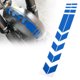 thumbnail image 1 of Pegatina de Flecha para Guardabarros Delantero, Cinta Reflectante de Advertencia para Motocicletas, Material Reflectante de PET, Azul, 1 Pcs, 34 cm x 5.5 cm, 1 of 6