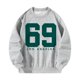 thumbnail image 2 of Camisa con cuello redondo, jersey, Tops, calle, ropa deportiva, sudadera para mujer M Yuyangstore Jersey de manga larga, 2 of 8