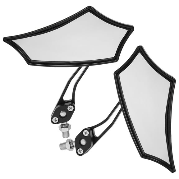 FRCOLOR Motorcycle Mirrors Rearview Mirror 24.50X15.60X7.00CM Black