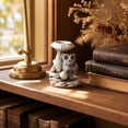 thumbnail image 6 of Halloween Owl Crystal Ball Stand Resin Plastic Base for Sphere Candle Holder Tabletop Decor 10cm, 6 of 7
