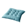 thumbnail image 2 of HomeLife Solid Color Chair Cushion 15.7in Square Seat Cushion with Straps Floor Cushion Colors to Choose Seat Cushion, 2 of 13