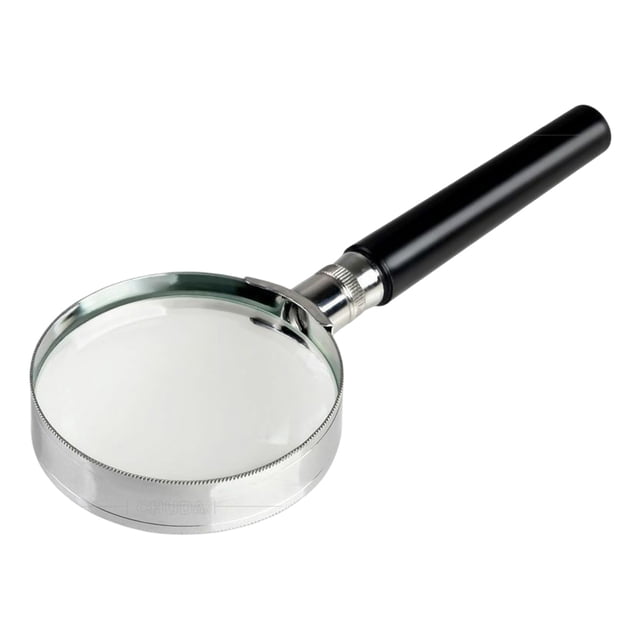 Lupa de mano Insten 10X con mango para ciencia, lectura de libros, inspección, monedas, insectos, rocas, mapas, crucigramas, el mejor regalo para personas mayores y niños